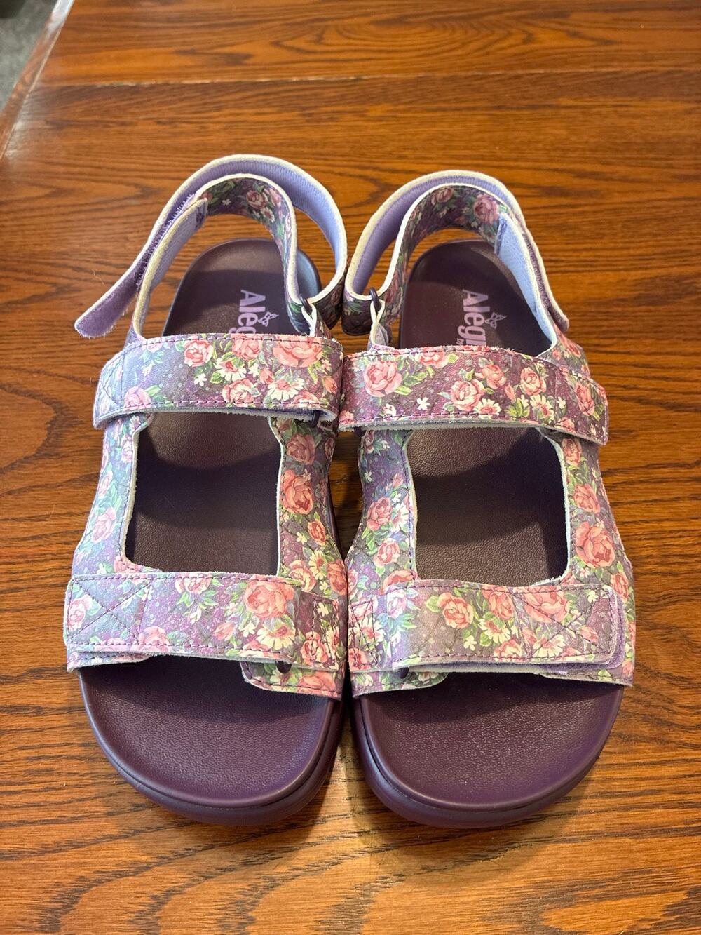Alegria Henlee Platform Sandals Purple Garden Chic Size 40 US 10